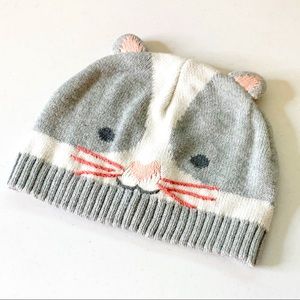 Hanna Andersson Girls Winter Kitty Hat S